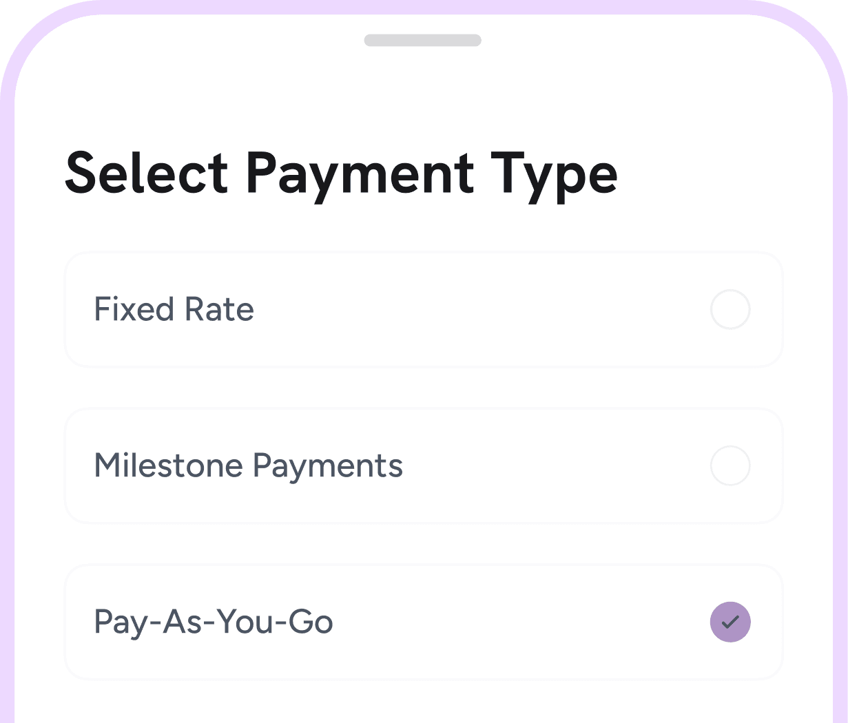 Multiple Payment Types